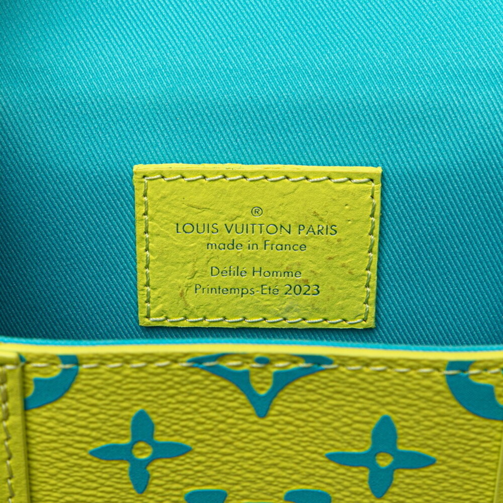 Louis Vuitton Playground Vertical Trunk Crossbody Bag Bum Yellow Blue - Picture 5 of 6
